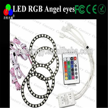 LED RGB Multi-Color Angel Eye Halo Rings 